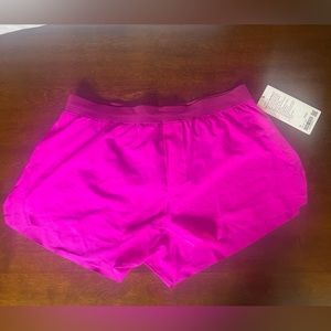 XL Lululemon Fast and Free 3” NWT